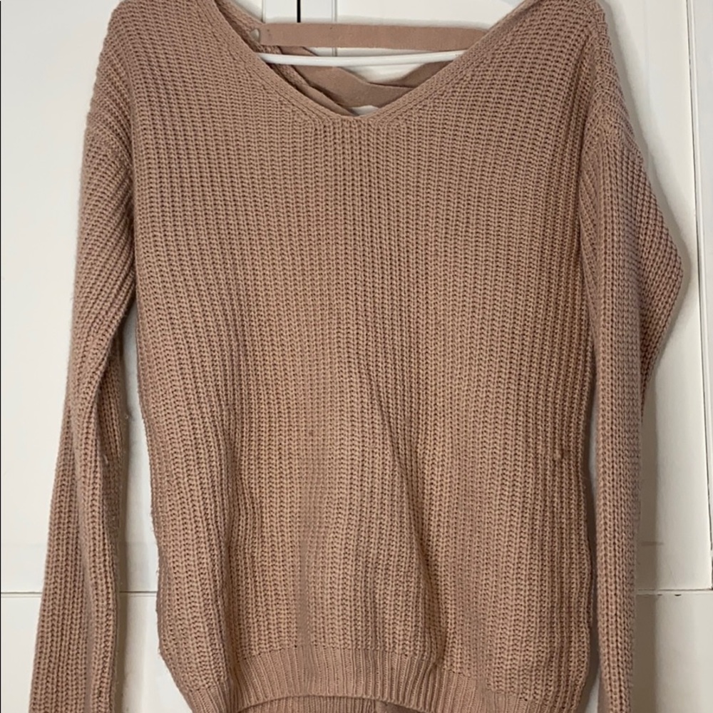 Light mauvey pink sweater